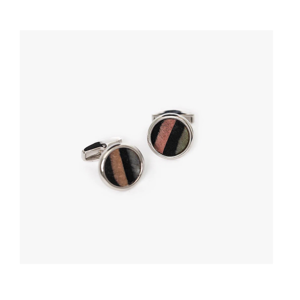 Brackish Cufflinks - Daufuskie (Rhodium)