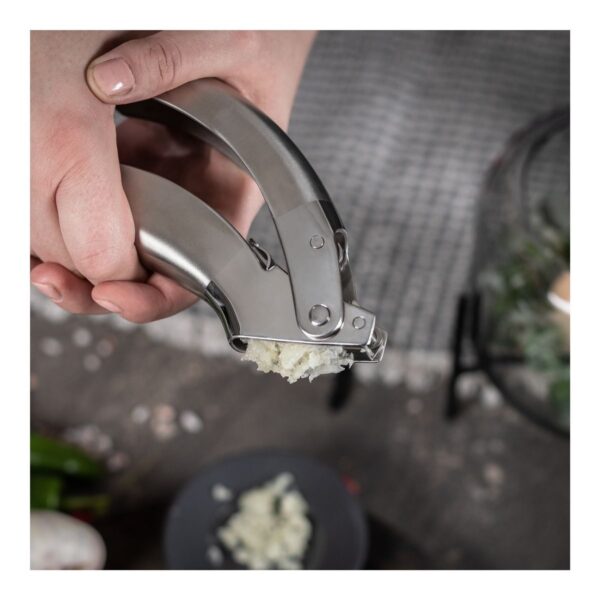 Kuhn Rikon Epicurean Garlic Press -Stainless Steel