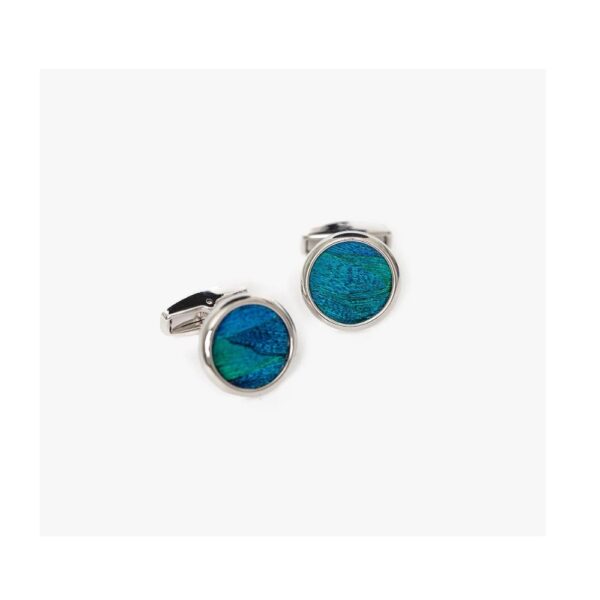 Brackish Fripp Rhodium Cufflinks