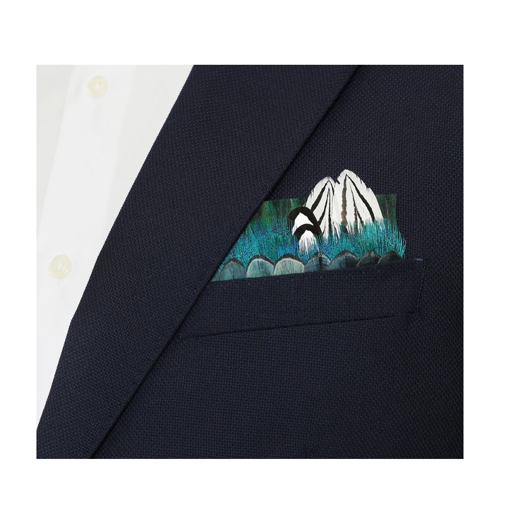 Brackish Gaboon Pocket Square
