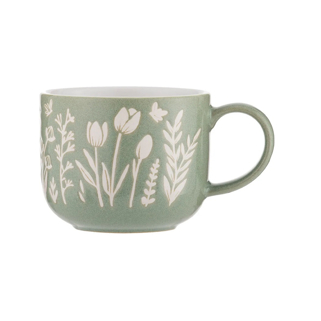 Mason Cash Green Tulip Mug 13.5 oz