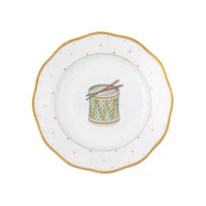 Herend Christmas Dessert Plate - Drum