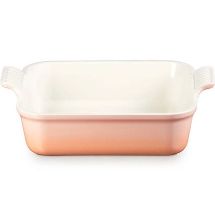 Le Creuset Heritage Square Dish - Peche2