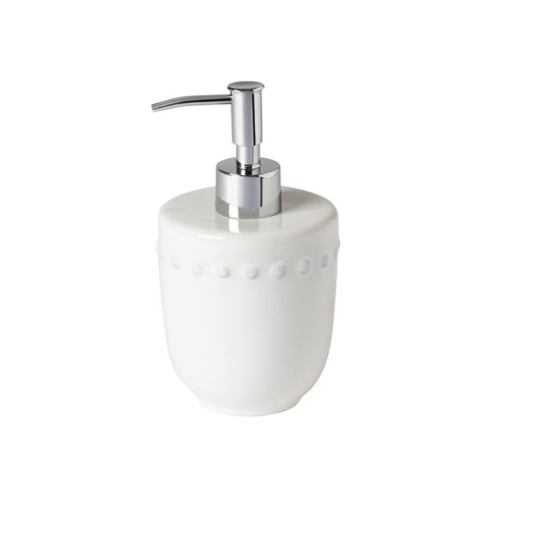 Costa Nova Pearl Soap/Lotion Pump - Cloud White