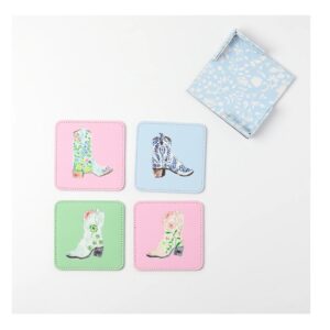 Keva Style Rodeo Coasters, Set of 4