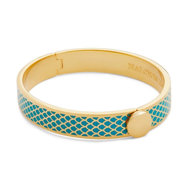 Halcyon Days Salamander Turquoise & Gold Bangle