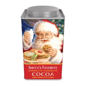 Santa's Favorite Chocolate Chocolate Cocoa (12 oz Tin)