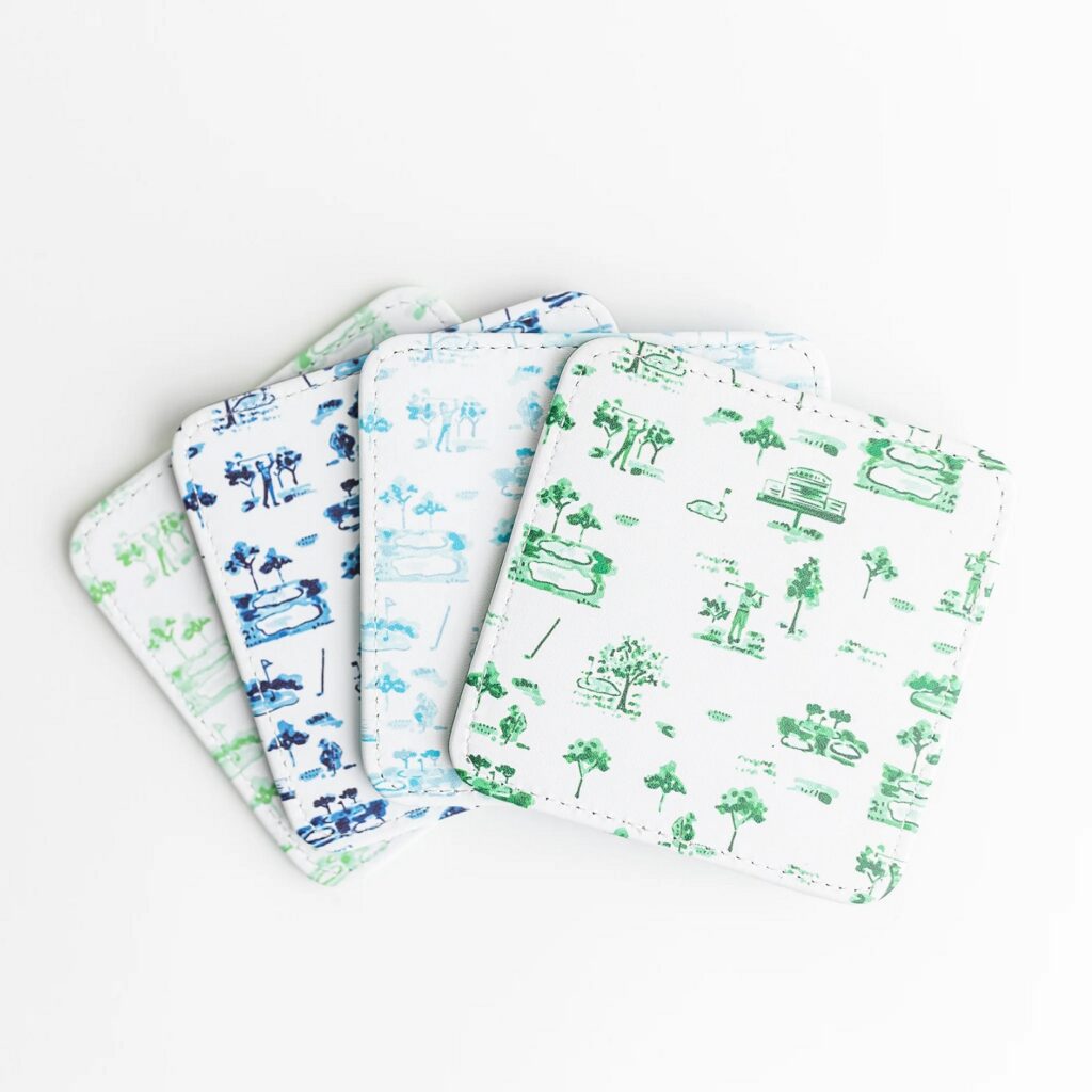 Keva Style Tee Time Coasters Set of 4 - Thumbnail 2