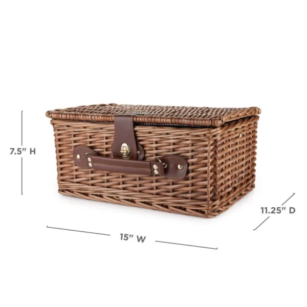 Twine Newport Wicker Picnic Basket2