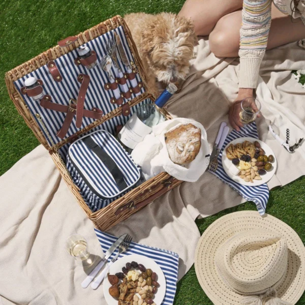 Twine Newport Wicker Picnic Basket3
