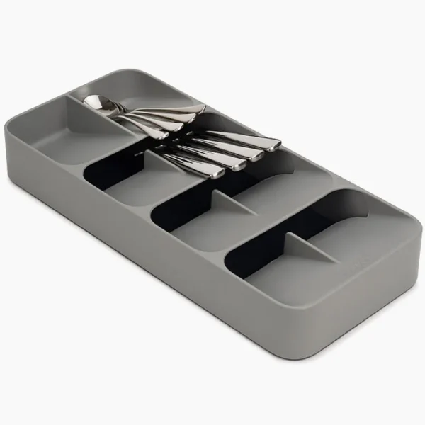 DrawerStore Large Gray Cutlery Organizer2