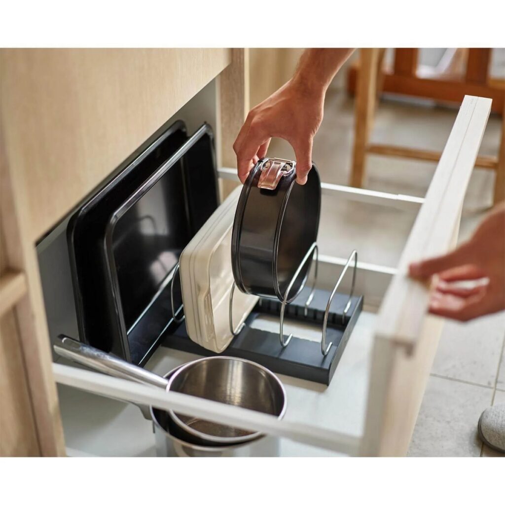 Joseph Joseph DrawerStore Grey Baking Tray Organizer