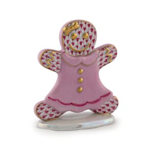 Herend Gingerbread Girl - Raspberry