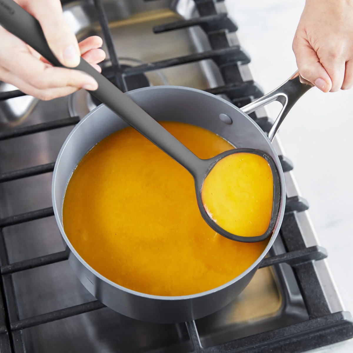 GreenPan Platinum Silicone Ladle - Gray | Berings