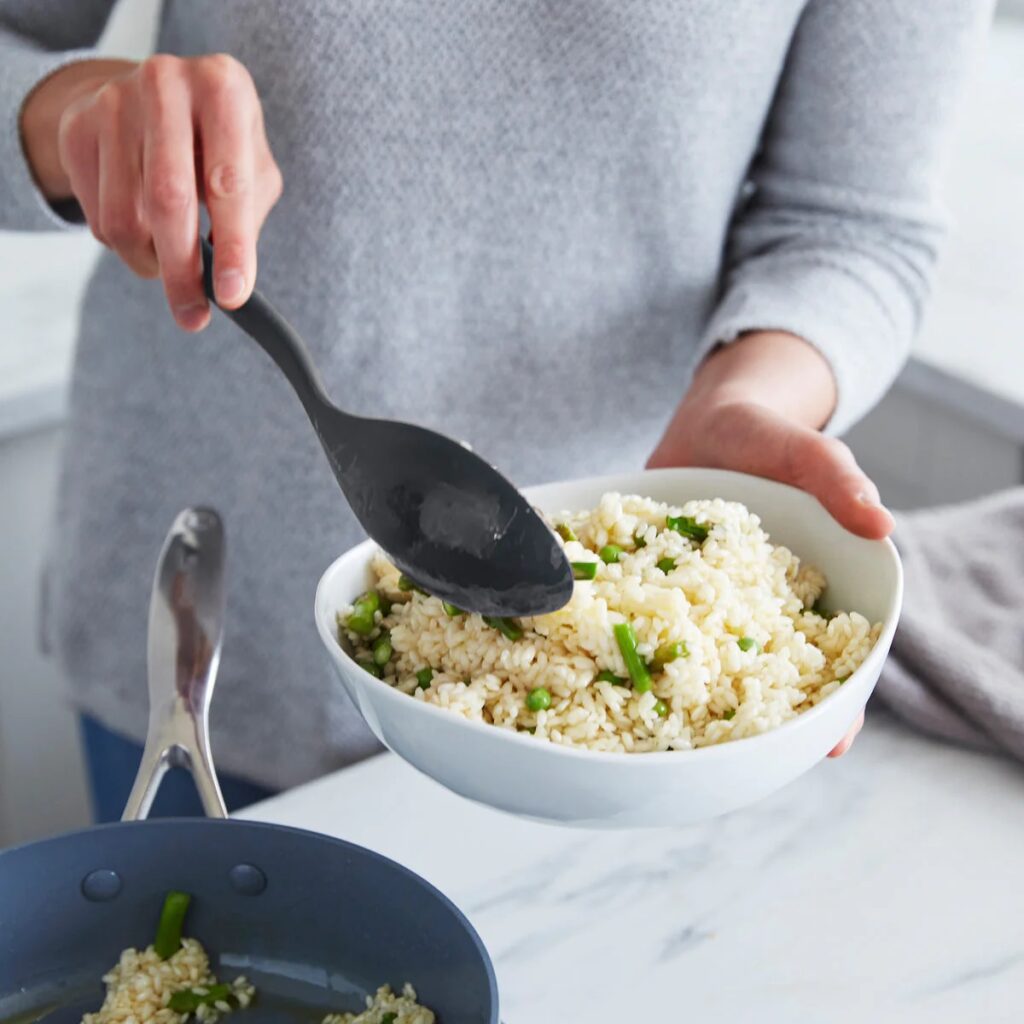 GreenPan Platinum Silicone Solid Spoon - Charcoal Grey