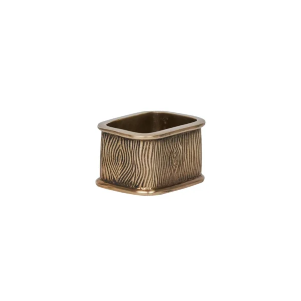 Juliska Blenheim Oak Napkin Ring - Brass