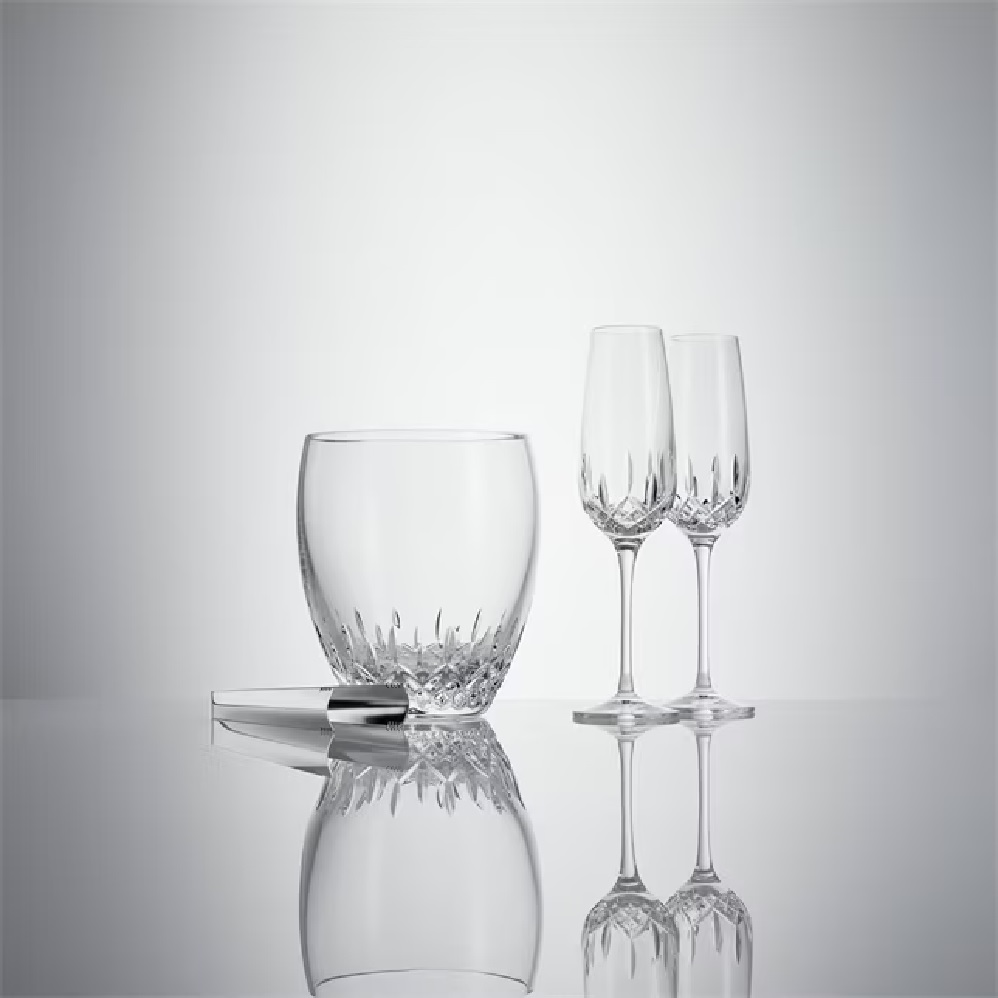 Waterford Lismore Essence Ice Bucket with Tongs