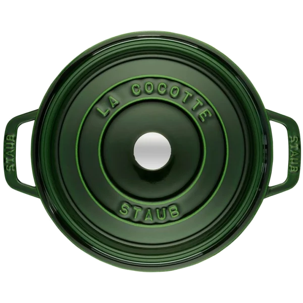 Staub 4 Qt Round Cocotte - Basil2