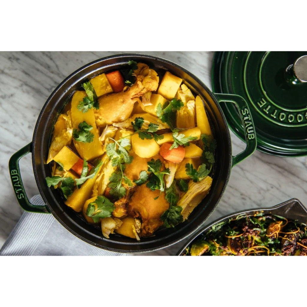 Staub 4 Qt Round Cocotte - Basil3