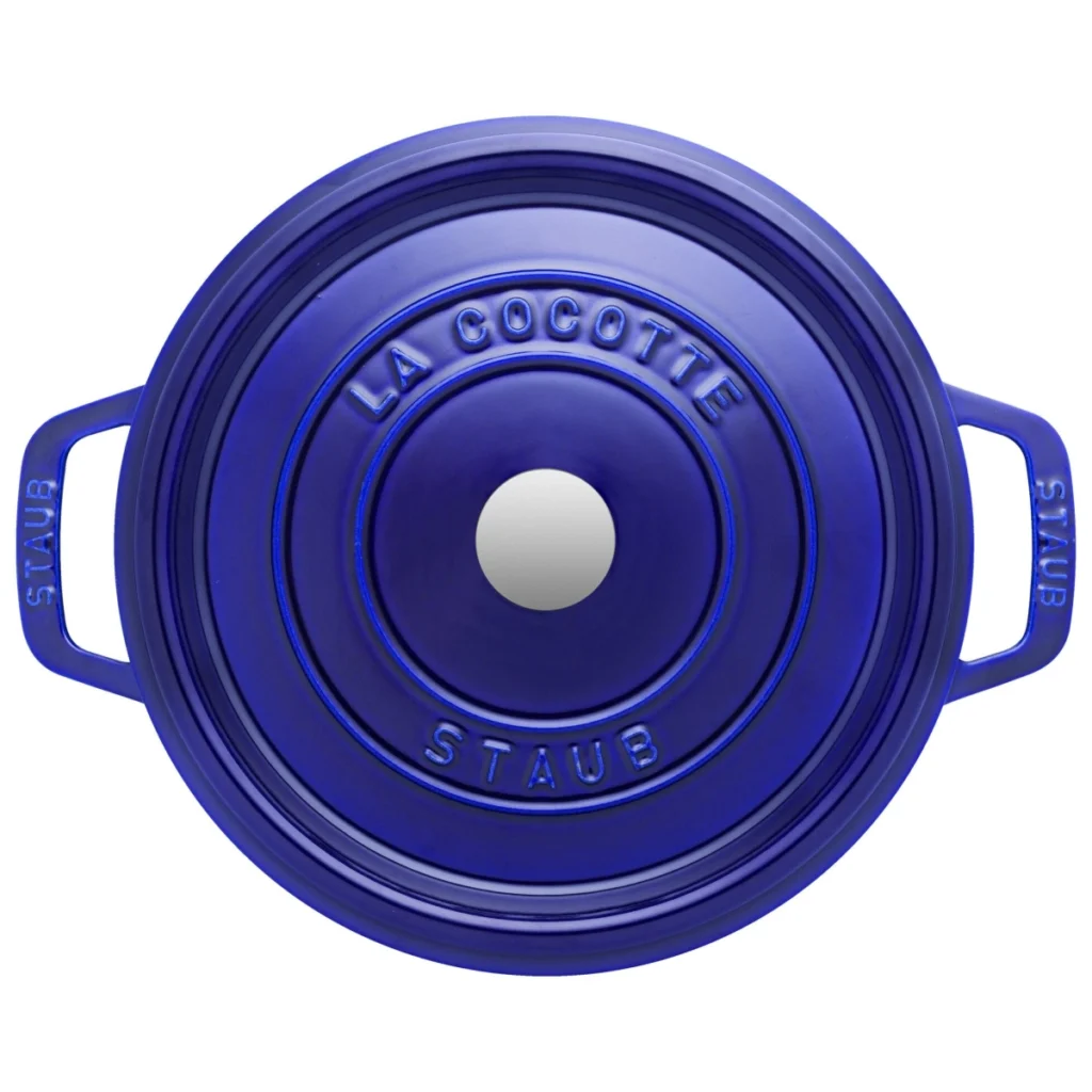 Staub 4 Qt Round Cocotte - Dark Blue2