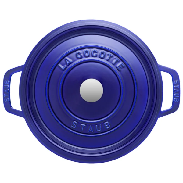 Staub 4 Qt Round Cocotte - Dark Blue2