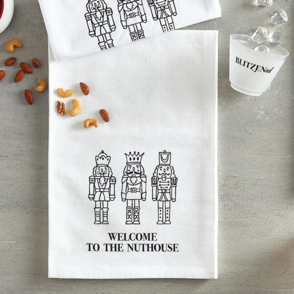 Holiday Towel - Welcome To The Nuthouse