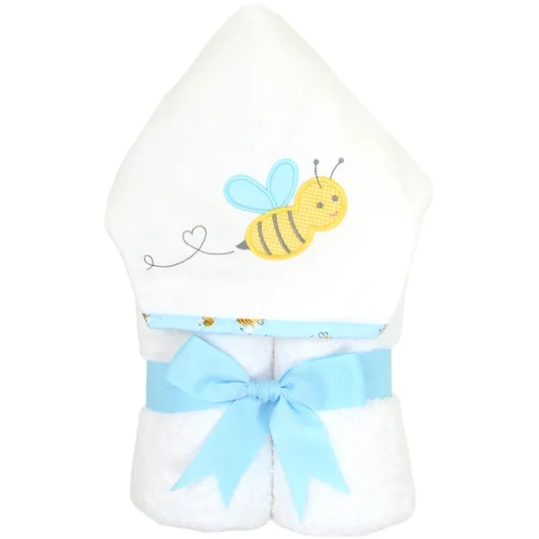 3 Marthas Bumble Bee Everykid Towel - Blue
