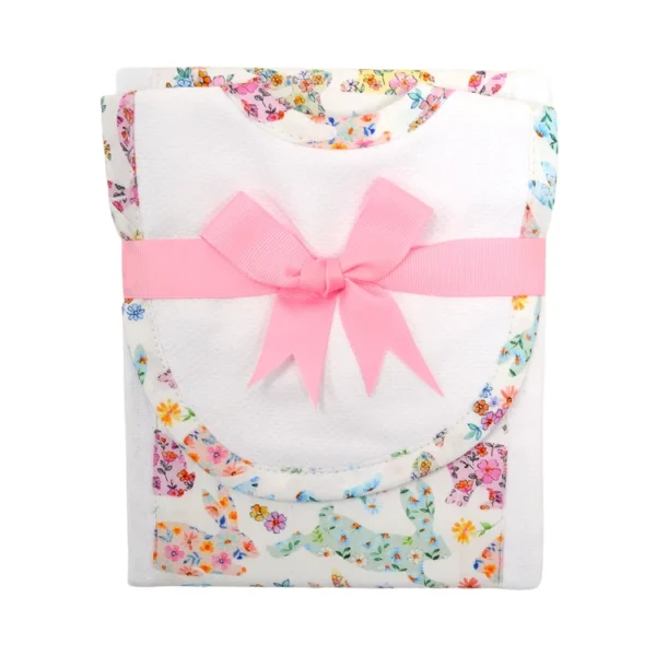 3 Marthas Garden Drooler Bib & Burp Set