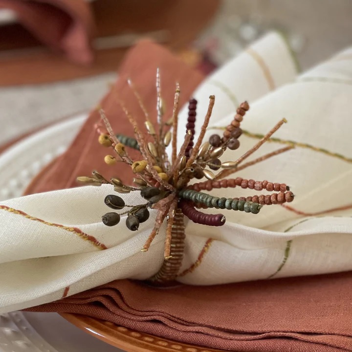 Bodrum Autumn Burst Napkin Ring