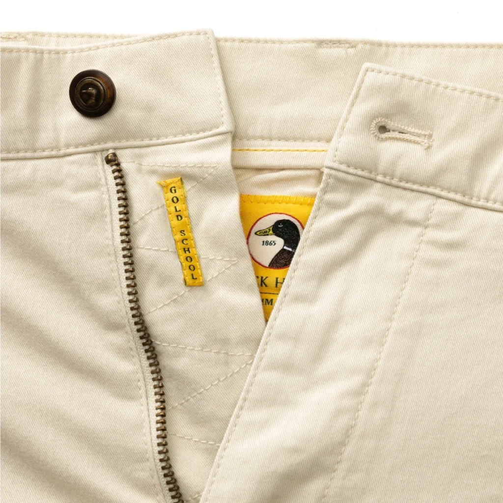 Duck Head Slim Fit Gold School Chino - Stone3