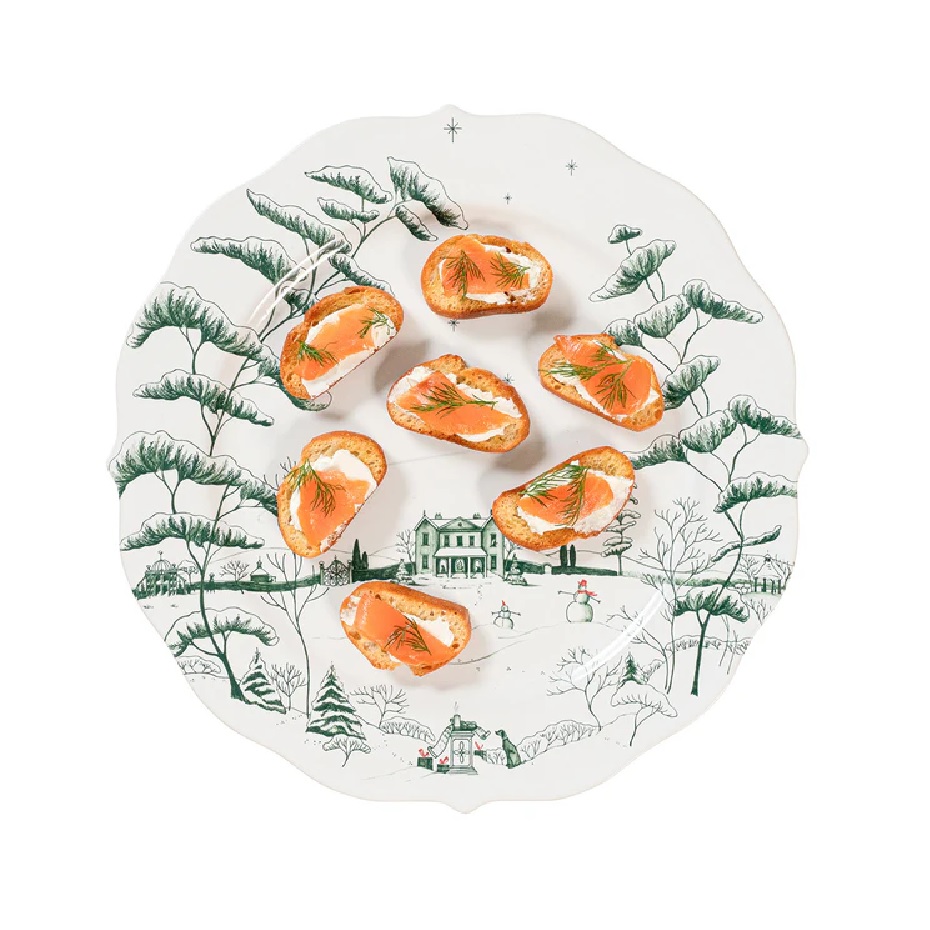 Juliska Country Estate Winter Frolic Charger - Evergreen