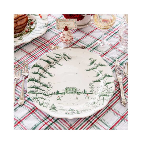 Juliska Country Estate Winter Frolic Charger - Evergreen