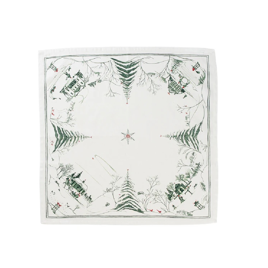Juliska Country Estate Winter Frolic Napkin - Evergreen