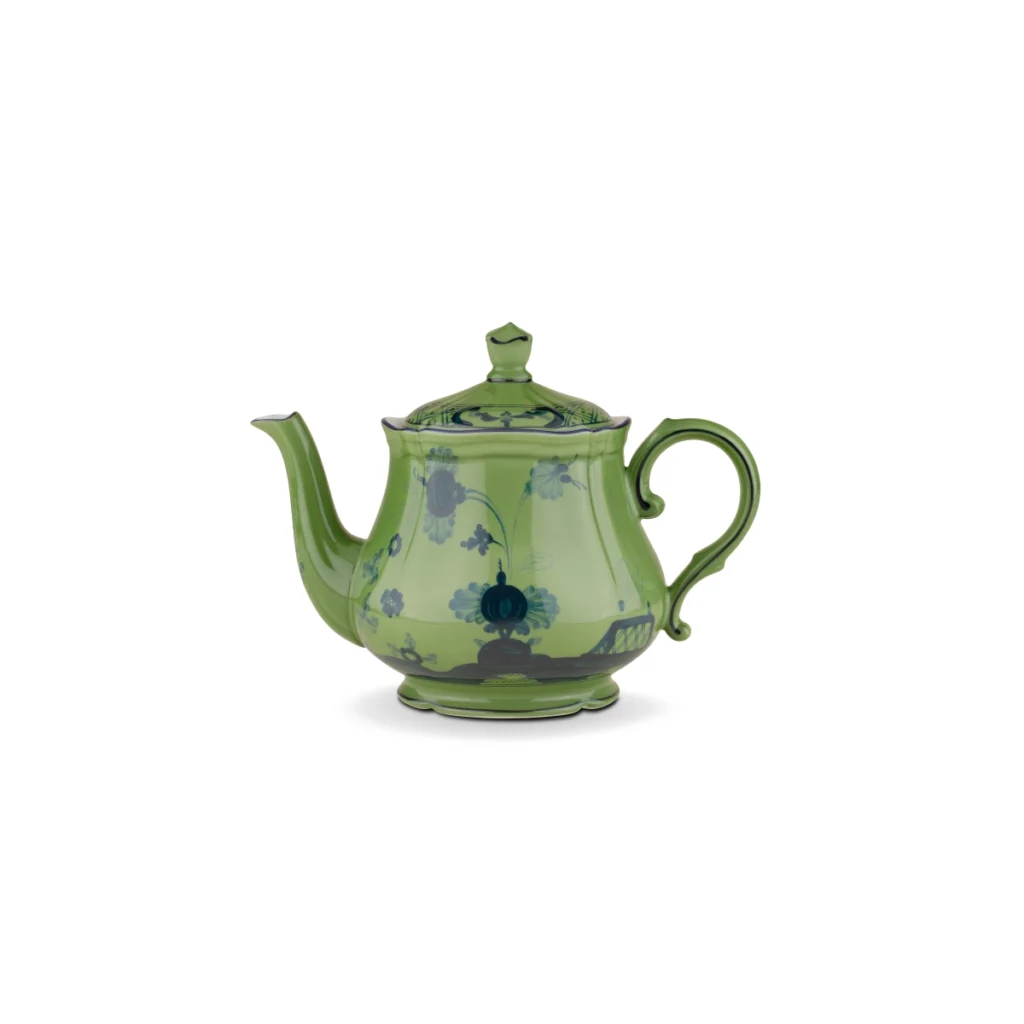 Ginori 1735 Oriente Italiano Teapot - Malachite