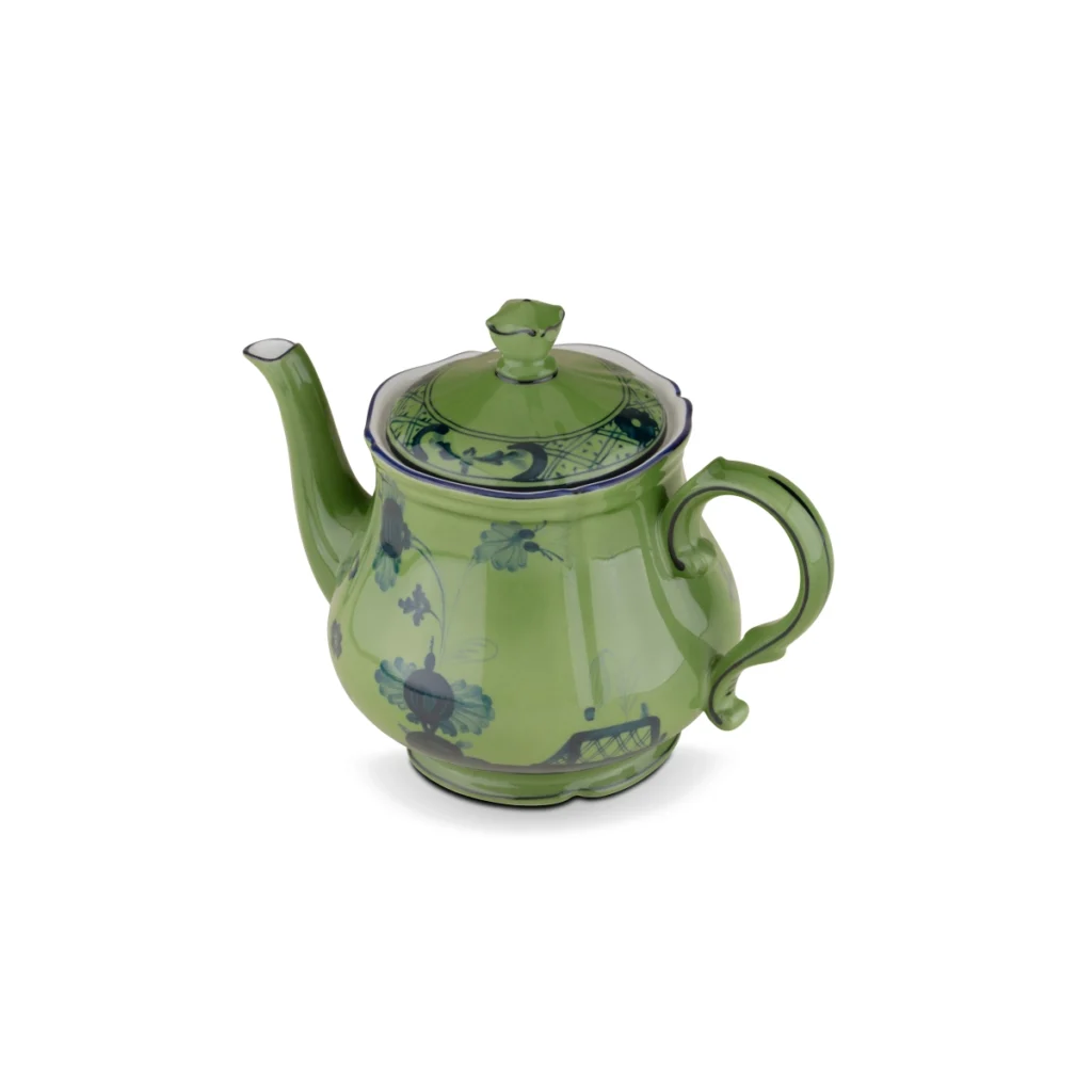 Ginori 1735 Oriente Italiano Teapot - Malachite2