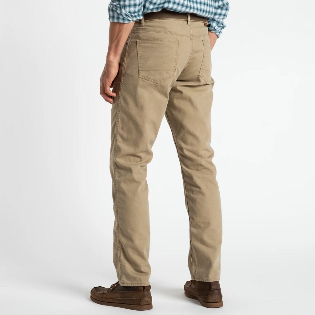 Duck Head Field Canvas Five-Pocket Pants -Khaki