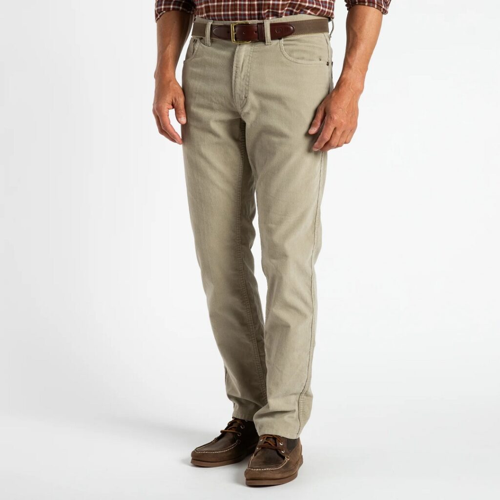 Duck Head Holston Corduroy Five-Pocket Pants - Khaki