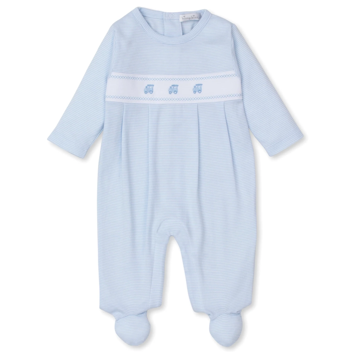 Kissy Kissy 0-3M Blue Stripes Playsuit main image 0