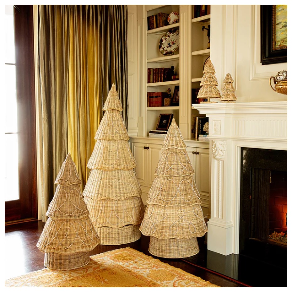 Juliska Provence Rattan 3' Tree - Whitewash