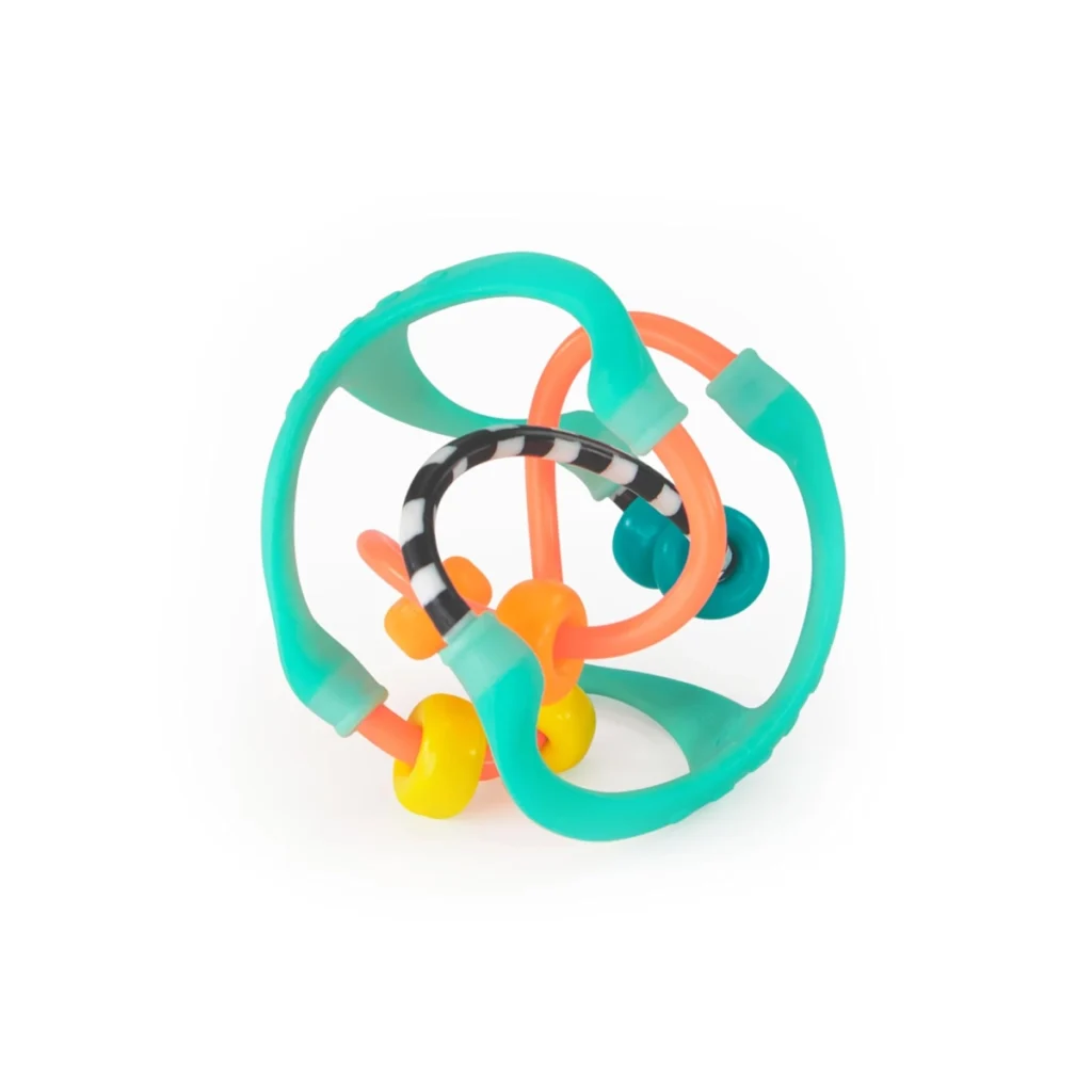 Sassy Baby 80928R1JFEEP Giocattolo Sensoriale Con Specchio E Farfalla - Bianco, Stimola La Vista E Il Tatto Del Neonato