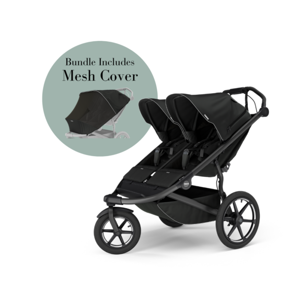 Thule Urban Glide 3 Double with Mesh Cover - Black