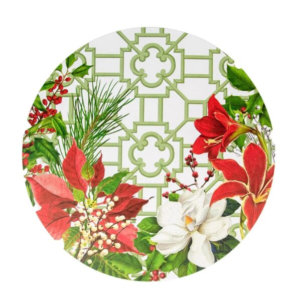 Caspari Christmas Garden Placemats