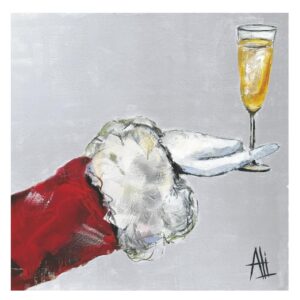 Cheers to Santa Paper Cocktail Napkins