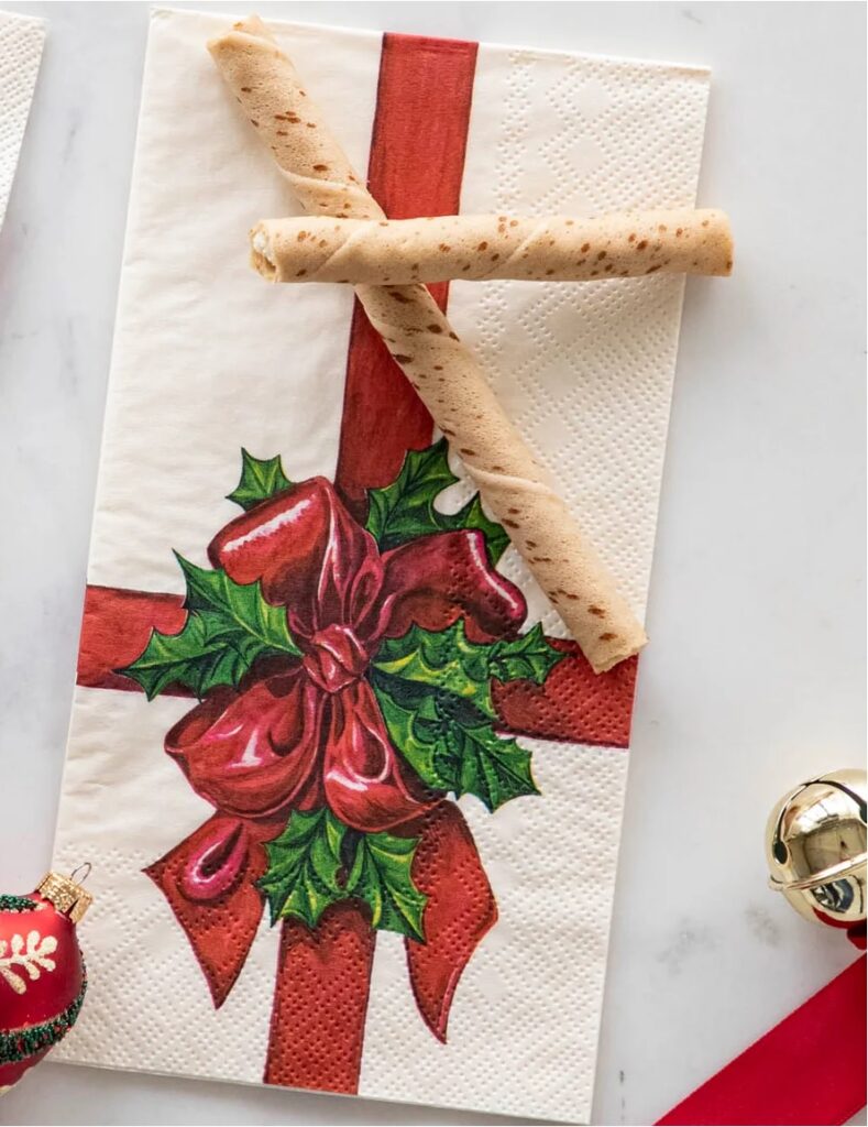 Hester & Cook Christmas Present Paper Guest Napkins