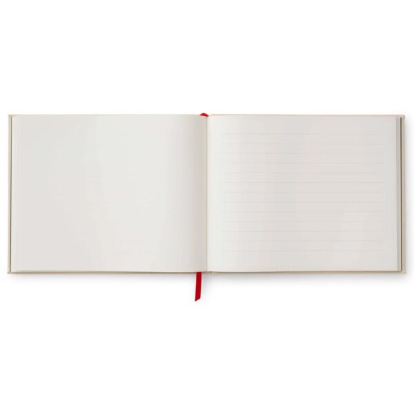 Rifle Paper Co. - Christmastide Pomegranate Embroidered Fabric Guest Book