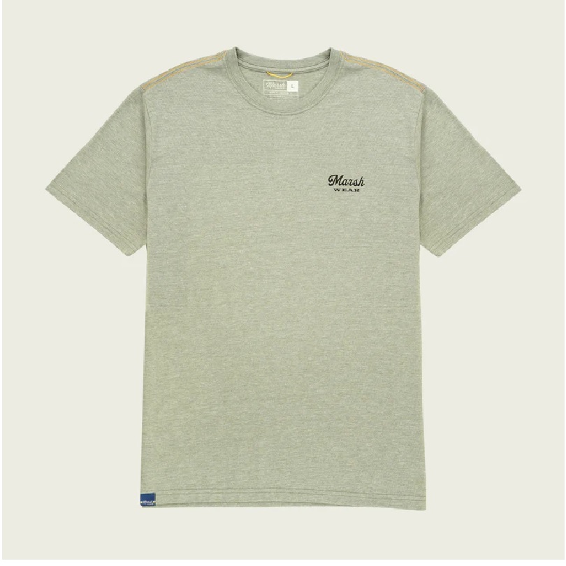 Marsh Wear Paddling Short Sleeve T- Shirt - Fossil Heather