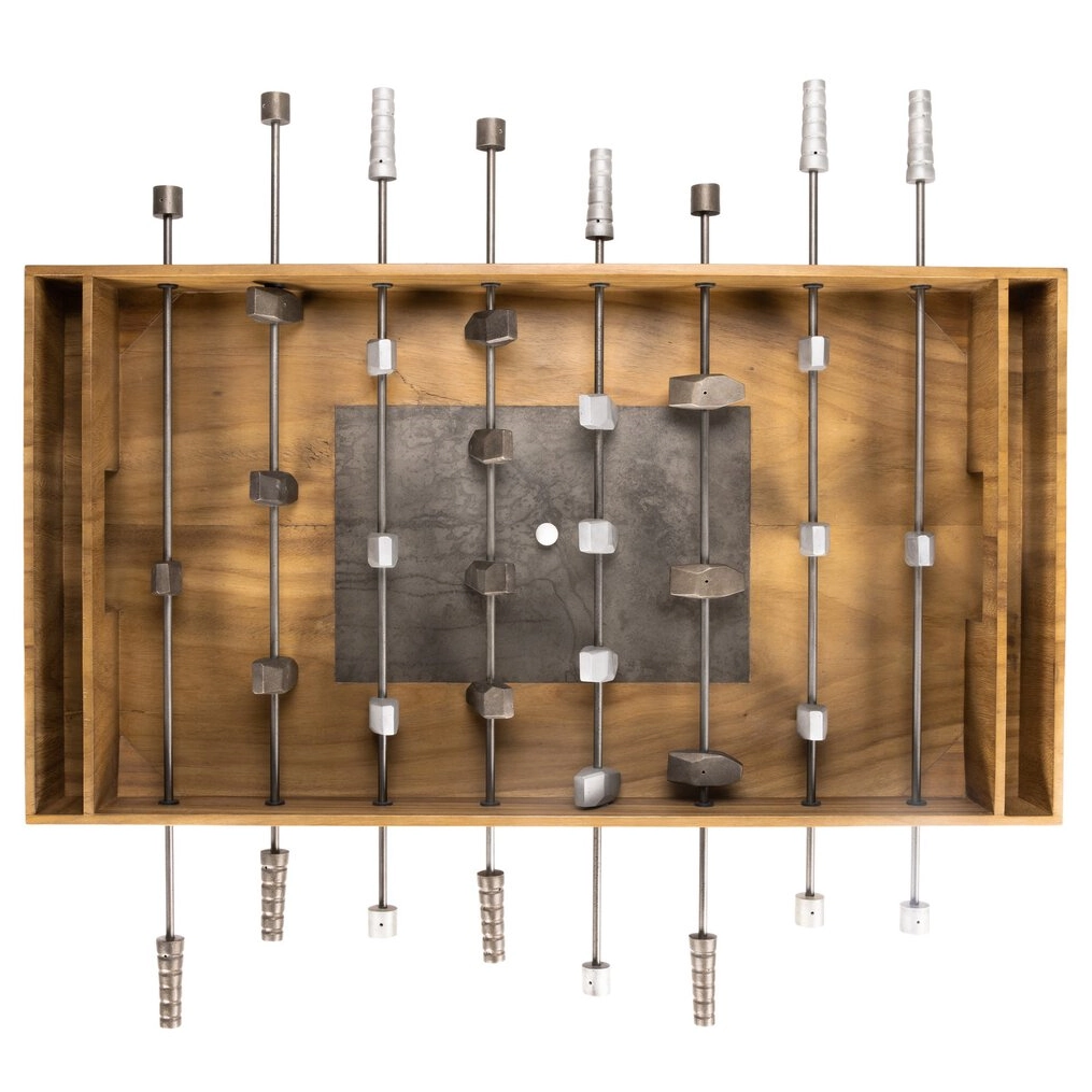 Four Hands Foosball Table - Natural Brown Guanacaste3