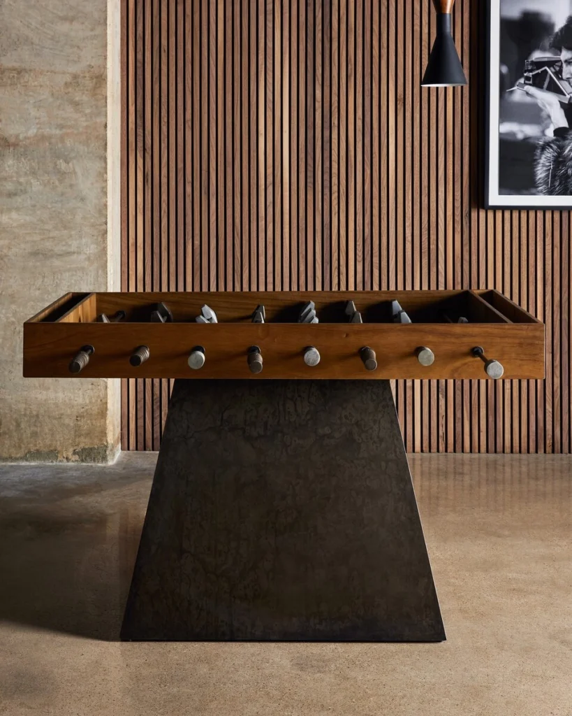 Four Hands Foosball Table - Natural Brown Guanacaste4