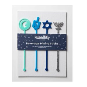 Hanukkah Acrylic Stirrer Collection
