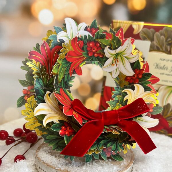 Paper Mini Winter Joy Wreath Bouquet
